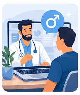 Confident man reflecting healthy wellbeing and active lifestyle