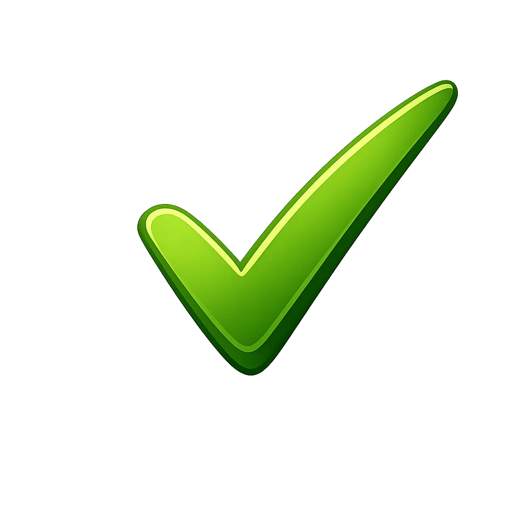 Tick icon